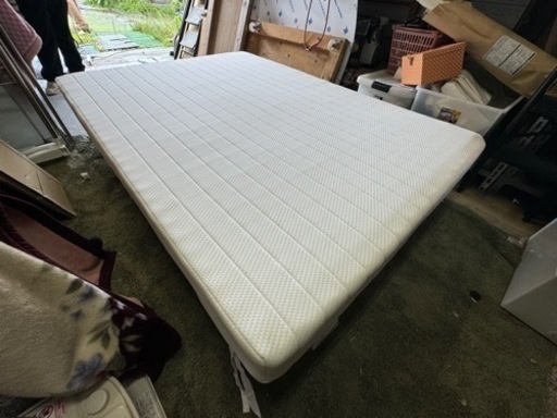 【リサイクルサービス八光】幅140　ニトリ　ダブル 脚付きボンネルコイルマットレス(EC)