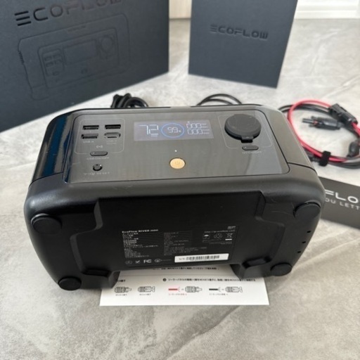 [値下げ中] ecoflow river mini (ワイヤレス) ポータブルバッテリー 