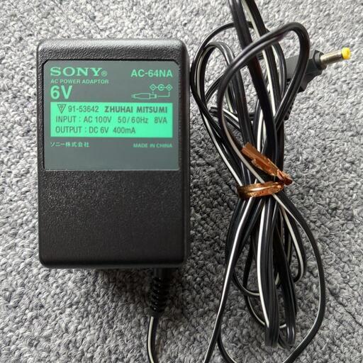 SONY 6V AC-64NAアダプター美品