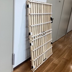 ダブル置きスノコベッド【町田市再生家具】240647の画像