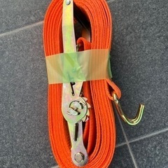 ラッシング　全長約10M　Jフック　トランポ　荷締め　軽トラ　薪...