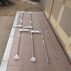 物干し竿　つっぱり棒　洗濯　洗濯物干し