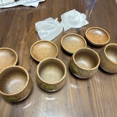 🉐【新品未使用】湯呑み/茶器/茶碗蒸し（蓋付き）の画像