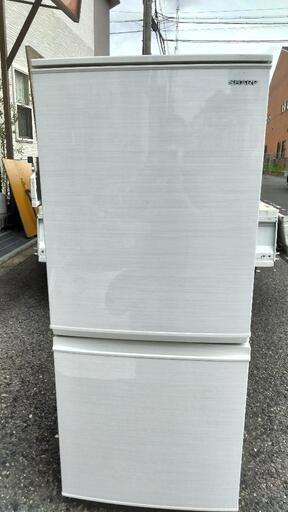 シャープ137L ノンフロン冷蔵庫　SJ-D14F-W   2020年度製