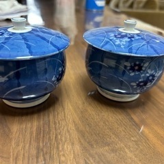 🉐【新品未使用】湯呑み/茶器/茶碗蒸し（蓋付き）