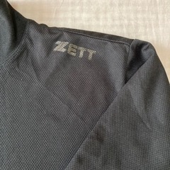 E 野球用アンダーシャツ 長袖 ZETT Mの画像
