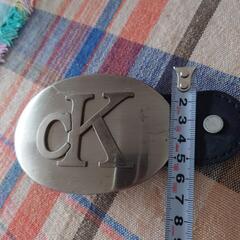 カルバンクライン　ベルト　バックルの画像