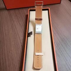 未使用近い美品31万。HERMES シェルシュミディ バングル 腕時計