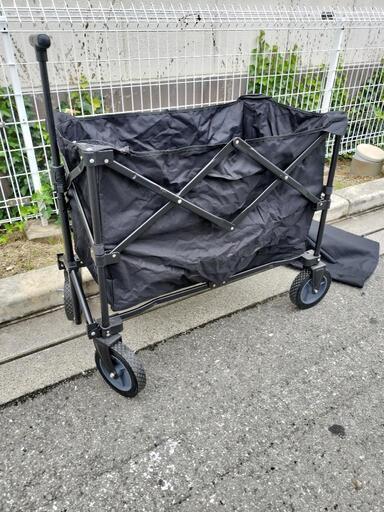 キャリーワゴン　黒　アウトドア