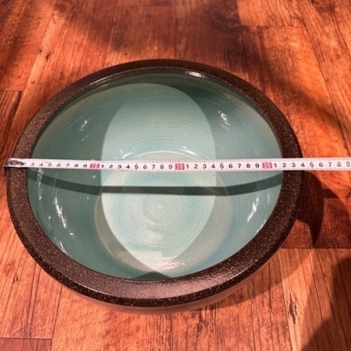信楽焼　メダカ鉢　35cm