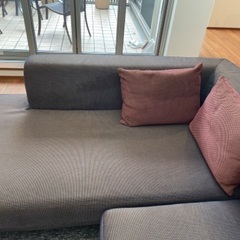 カリモク肘付き2人掛けソファ☆現行品