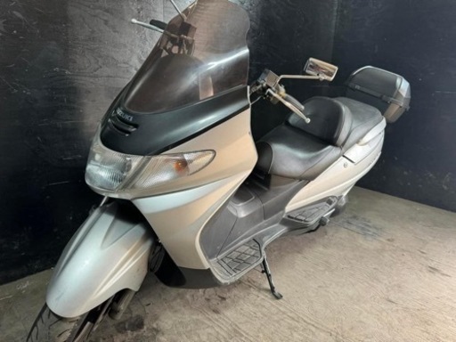 ★支払総額3.2万円★書類完備！走行テスト済み！ スズキ スカイウェイブ250 CJ41A 激安ビッグスクーター！リアボックス付き！通勤通学に！ちょっとした足に♪