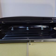 innoイノー　ルーフボックス 33 ブラック（BRQ33BK）、ルーフバーINNO IN-B117の画像