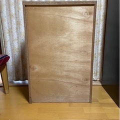 5★昭和レトロ家具★ ティンバーランド　木製引き出し扉付きの収納家具 キャビネットの画像