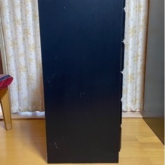 5★昭和レトロ家具★ ティンバーランド　木製引き出し扉付きの収納家具 キャビネットの画像