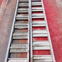 鹿屋市★日軽アルミブリッジ 0.8t 800kg 08-C6-30W 1800cm 運搬 引取歓迎 アルミブリッジ 003の画像