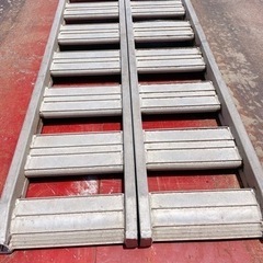 鹿屋市★日軽アルミブリッジ 0.8t 800kg 08-C6-30W 1800cm 運搬 引取歓迎 アルミブリッジ 003の画像