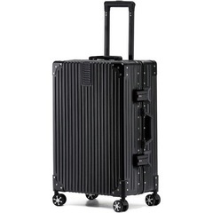 【お取引決まりました】訳あり スーツケース 黒 L 7泊以上 7...
