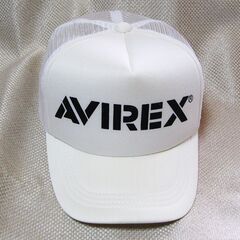 ★ありがとうございました！★800円★ AVIREX ★ ホワイトメッシュキャップ ★ 新品 / 未使用品 ★の画像