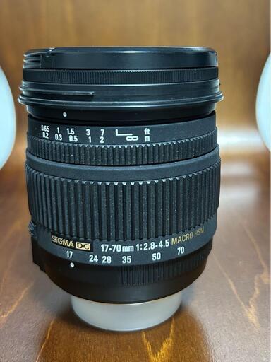 【専門店査定済み】ニコン用 SIGMA17-70㎜ F2.8-4.5 MACRO HSM