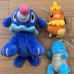ポケモン ぬいぐるみ アシマリ ゼニガメ アチャモ まとめ売りの画像