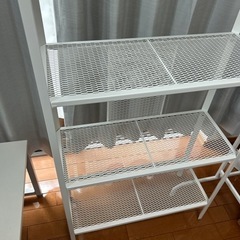 家具 収納家具 食器棚、キッチン収納 IKEA メタルラックの画像