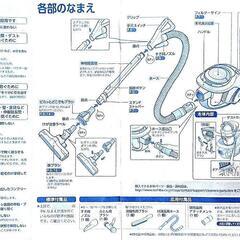  【お話し中です】東芝掃除機(布団用ブラシ洋服用ブラシ付き)の画像