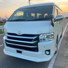 レジアスエース★スーパーGLワイドロング★走行8万km★車検2年付き★ナビTVの画像