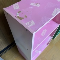 カラーボックス３点　小物入れ2点の画像