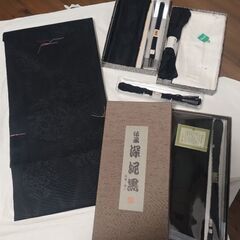 喪服用夏帯・帯締・帯揚おまとめ