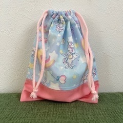 ハンドメイド　給食袋の画像