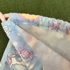 ハンドメイド　給食袋の画像
