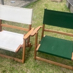 ニトリ　木製ローチェア2脚セット