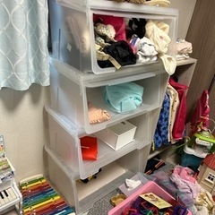 衣装ケース　カラーボックスの画像