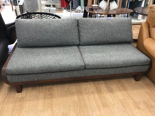 ★ジモティ割あり★ シギヤマ家具 3人掛けソファ グレー クリーニング済み KJ5301