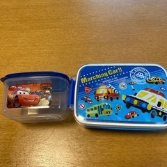お弁当箱、デザート入れ、カーズ、車