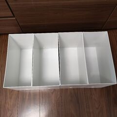 無印良品　ポリプロピレン　ファイルボックス　ワイド　アクリルの画像