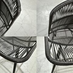 新品オリバー　アウトドアチェア　ガーデンチェア　オランダ　ウーブンプラス　室内外 ☆アームレスチェア☆ ウーブン+ オリバー オランダ家具 ガーデン