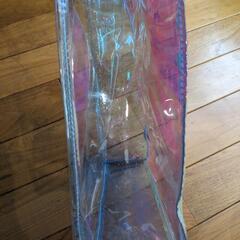 しろたん プールバッグ ビニールトートの画像