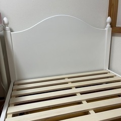 【取引終了しました】【姫系】4ヶ月使用 シングルベット ニトリポ...