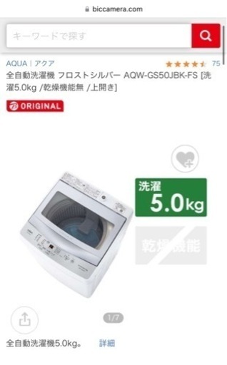 家電 生活家電 洗濯機