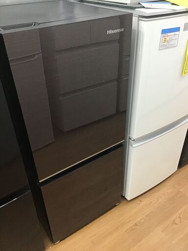 ☆ジモティー割引有☆ﾊｲｾﾝｽ/2ﾄﾞｱ冷蔵庫/HR-G13C-BR/2022年製