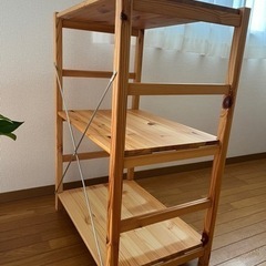 無印良品　パイン材ユニットシェルフの画像