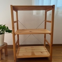 無印良品　パイン材ユニットシェルフ