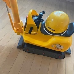 乗用　ショベルカー　おもちゃの画像