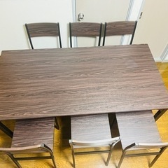 ダイニングテーブルセット 6人掛け　‼️の画像