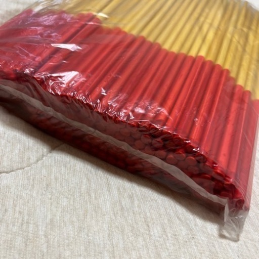 沖縄箸　赤黄箸　うめーし　100膳