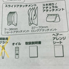 IZUMI ヘアーカッター　部品の画像