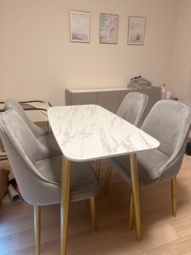 取りに来ていただける方家具 ダイニングテーブル＆チェアセット