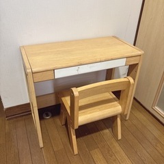 決まりました😊キッズ デスク＆チェア  セットの画像